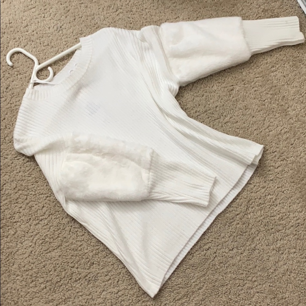 cute white sweater